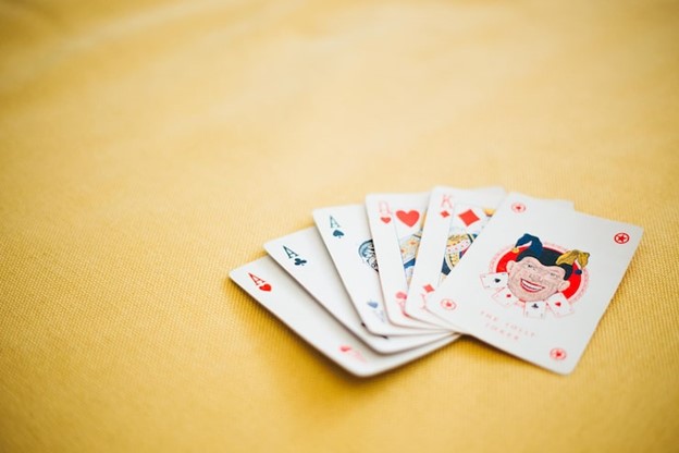 Teen Patti cards on table